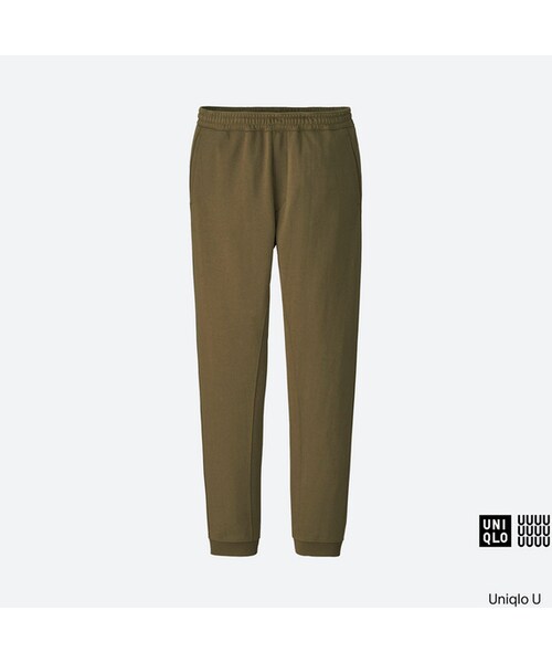 UNIQLO（ユニクロ）の「ドライスウェットパンツ（その他パンツ・メンズ・OLIVE 56/KHAKI 33/NAVY 69・L/S/XXL/XL/M）」の2枚目の写真