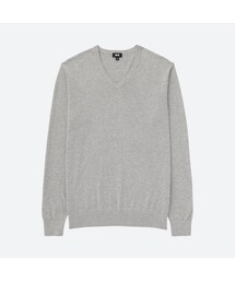 UNIQLO | コットンカシミヤVネックセーター(長袖)(ニット/セーター)