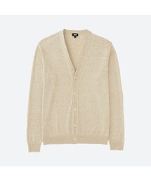 UNIQLO（ユニクロ）の「リネンブレンドVネックカーディガン