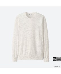 UNIQLO | スーピマコットンクルーネックセーター（プリント・長袖）(ニット/セーター)