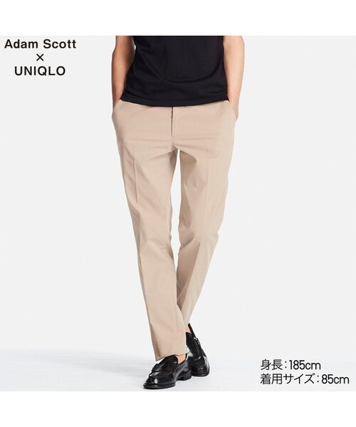 UNIQLO（ユニクロ）の「感動パンツ（ソフトタッチ）（その他パンツ・メンズ・BLACK 09/NAVY 69/BEIGE 31・100/79/95/85/70/76/110/91/88/73/115/82/105/120）」の2枚目の写真