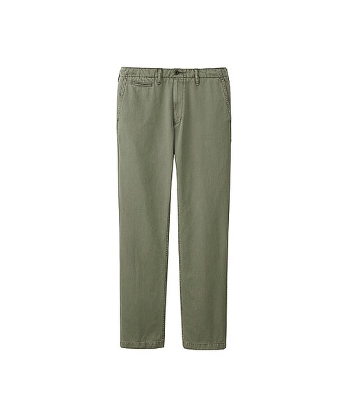 UNIQLO（ユニクロ）の「ヴィンテージレギュラーフィットチノ（その他パンツ・メンズ・WHITE 00/OLIVE 56・76/88/73/82/79/91）」の2枚目の写真