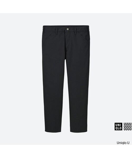 UNIQLO（ユニクロ）の「コットンツイルパンツ＋（その他パンツ・メンズ・OLIVE 56/BLACK 09/KHAKI 33・30/29/34/33/32/31/35）」の2枚目の写真