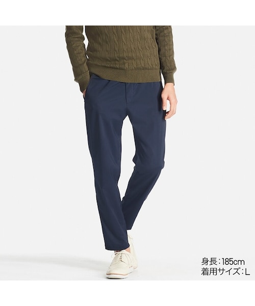UNIQLO（ユニクロ）の「イージーアンクルパンツ（ドライ・レングス68～72cm）（その他パンツ・メンズ・GRAY 06/NAVY 69/BLACK 09・XXL/XS/3XL/S/L/M/4XL/XL）」の3枚目の写真