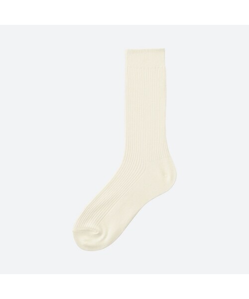 UNIQLO（ユニクロ）の「50色ソックス（消臭機能付き）（ソックス/靴下・メンズ・YELLOW 48/BLUE 65/WHITE 00/GRAY 07/OFF WHITE 01/LIGHT GRAY 02/GRAY 04/GRAY 03/ 94・27-29/25-27）」の3枚目の写真