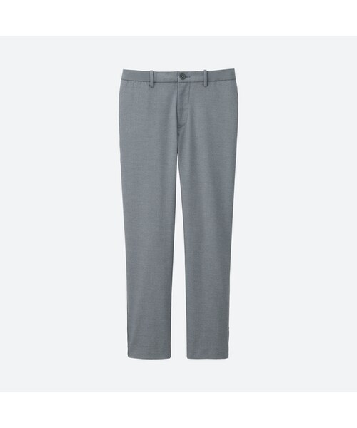 UNIQLO（ユニクロ）の「イージーアンクルパンツ（ウールライク・レングス76cm）＋EC（その他パンツ・メンズ・BLACK 09/GRAY 03/NAVY 69・L/S/3XL/XXL/4XL/XL/XS/M）」の2枚目の写真