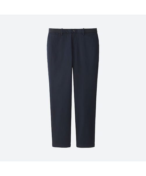 UNIQLO（ユニクロ）の「イージーアンクルパンツ（コットン・レングス76cm）＋EC（その他パンツ・メンズ・BEIGE 32/OLIVE 56/NAVY 69・L/3XL/M/XL/S/XXL/4XL/XS）」の3枚目の写真