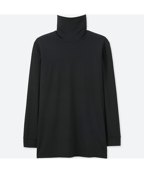 UNIQLO（ユニクロ）の「ヒートテックタートルネックT（9分袖）（その他アンダーウェア/インナー・メンズ・DARK GRAY 08/BLACK 09/WHITE 00/NAVY 69・S/L/XL/M）」の3枚目の写真