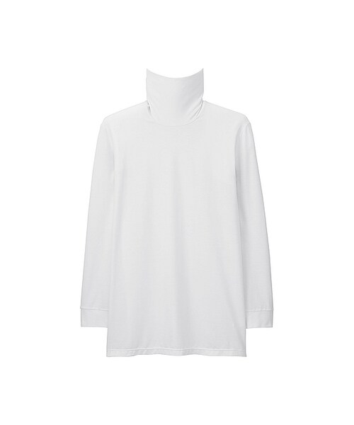 UNIQLO（ユニクロ）の「ヒートテックタートルネックT（9分袖）（その他アンダーウェア/インナー・メンズ・DARK GRAY 08/BLACK 09/WHITE 00/NAVY 69・S/L/XL/M）」の2枚目の写真