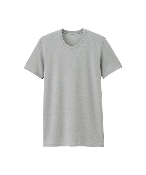 UNIQLO（ユニクロ）の「ヒートテックエクストラウォームクルーネックT（半袖）（その他トップス・メンズ・WHITE 00/LIGHT GRAY 02/DARK GRAY 08/NAVY 69/BLACK 09・XXL/3XL/XS/4XL/S）」の3枚目の写真