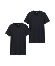 UNIQLO | スーピマコットンフライスクルーネックT（半袖・2枚組）(その他トップス)
