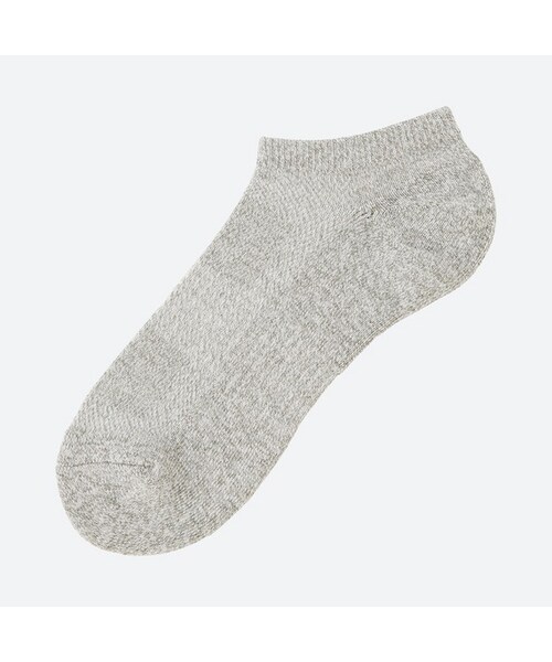 UNIQLO（ユニクロ）の「パイルメッシュショートソックス（ソックス/靴下・メンズ・WHITE 00/RED 15/DARK GRAY 08/BLACK 09/NAVY 69/GRAY 03/BLUE 65・25-27/27-29）」の4枚目の写真