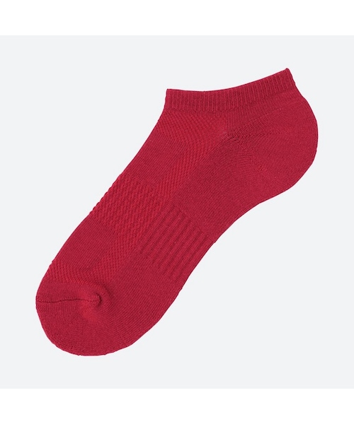 UNIQLO（ユニクロ）の「パイルメッシュショートソックス（ソックス/靴下・メンズ・WHITE 00/RED 15/DARK GRAY 08/BLACK 09/NAVY 69/GRAY 03/BLUE 65・25-27/27-29）」の7枚目の写真