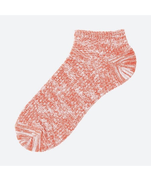 UNIQLO（ユニクロ）の「スラブショートソックス（ソックス/靴下・メンズ・WHITE 00/BLUE 68/GRAY 07/BLACK 09/LIGHT GRAY 02/RED 15/BLUE 62・27-29/25-27）」の7枚目の写真