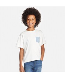 UNIQLO | BOYS ポケツキT（ペイズリー・半袖）(Tシャツ/カットソー)