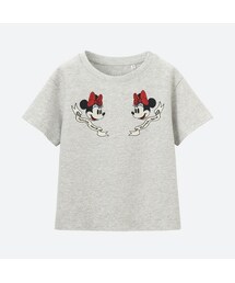 UNIQLO | GIRLS ミニーマウスラブズ ドットグラフィックT（半袖）(Tシャツ/カットソー)