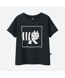 UNIQLO | GIRLS リサ・ラーソングラフィックT（半袖）(Tシャツ/カットソー)