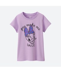 UNIQLO | GIRLS ディズニーコレクショングラフィックT（半袖）＋E(Tシャツ/カットソー)