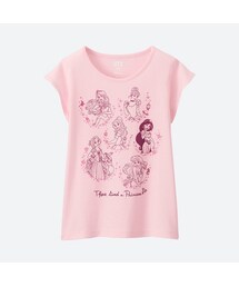 UNIQLO | GIRLS ディズニーコレクショングラフィックT（半袖）(Tシャツ/カットソー)
