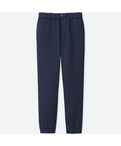 UNIQLO（ユニクロ）の「BOYS ジョガーアンクルパンツ（ツイル）（その他パンツ・キッズ・BEIGE 32/DARK GREEN 58/NAVY 69・XL/XS/XXL/S/M/L）」の3枚目の写真