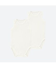UNIQLO | エアリズムメッシュインナーボディ（ノースリーブ・2枚組）70-90サイズ(その他ベビー用品)