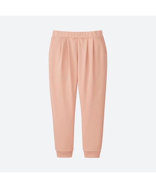 UNIQLO（ユニクロ）の「GIRLS カットソージョガーアンクルパンツ＋（その他パンツ・キッズ・OLIVE 57/BLACK 09/PINK 11・XS/S/L/M/XL）」の3枚目の写真