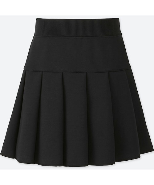 UNIQLO（ユニクロ）の「GIRLS ドライスウェットタックスカート（スカート・キッズ・PINK 11/BLACK 09/GRAY 04/GRAY 03・XS/XL/L/M/S）」の2枚目の写真
