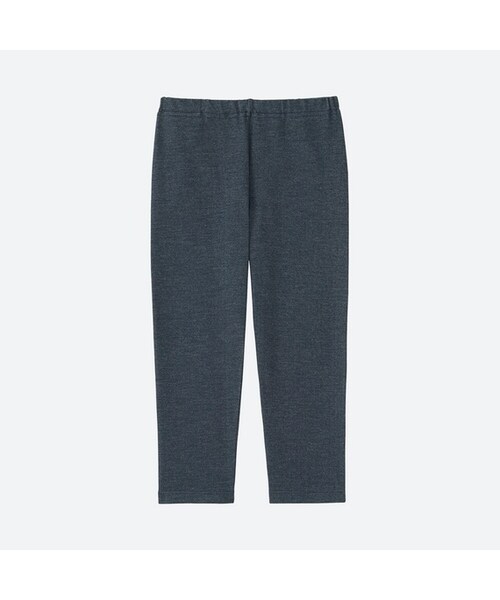 UNIQLO（ユニクロ）の「GIRLS レギンス（デニム・7分丈）（レギンス/スパッツ・キッズ・BLUE 67/NAVY 69・M/L/S/XL）」の2枚目の写真