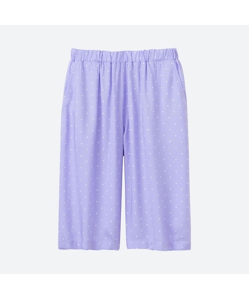 UNIQLO（ユニクロ）の「GIRLS リラコ（ドット）（その他パンツ・キッズ・NAVY 69/LIGHT PURPLE 70・XL/XS/L/S/M）」の2枚目の写真