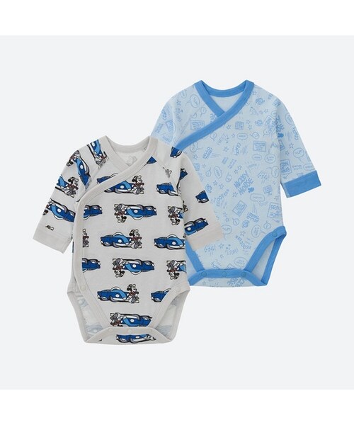アイテム勢ぞろい ユニクロ ベビーディズニーコレクションクルーネックボディ 2枚組 Uniqlo 下着