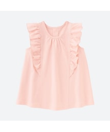 UNIQLO | フリルT（ノースリーブ）＋(その他トップス)