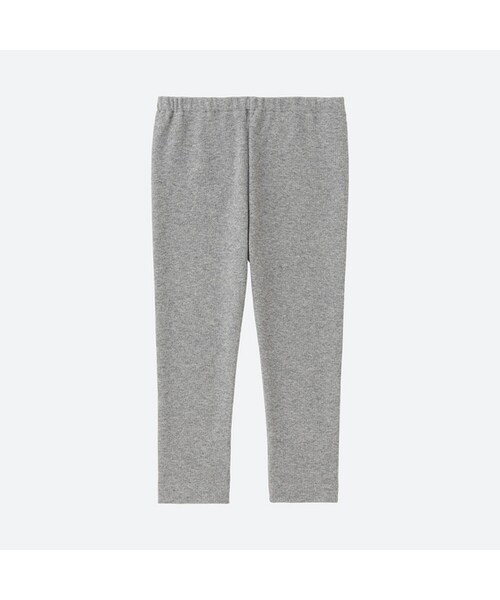 UNIQLO（ユニクロ）の「レギンス（リブ･10分丈）（その他ベビー用品・キッズ・BLACK 09/GRAY 05・90/100/80/110）」の2枚目の写真