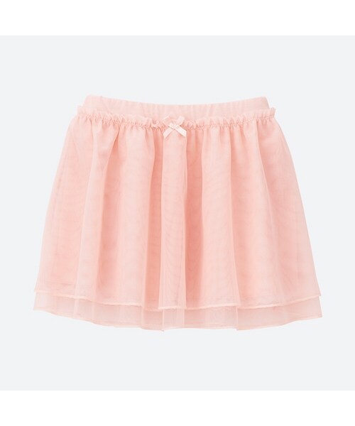 UNIQLO（ユニクロ）の「チュールスカート＋（その他ベビー用品・キッズ・OLIVE 57/NAVY 69/OFF WHITE 01/PINK 10・100/80/90）」の4枚目の写真