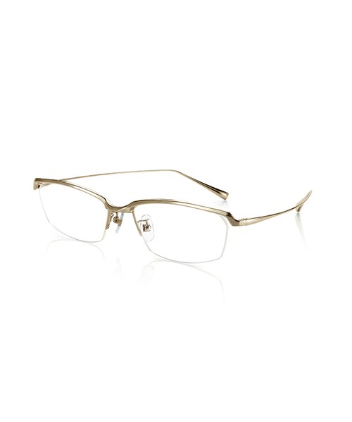 JINS（ジンズ）の「【TITANIUM meets Sabae -Titan-】チタン（メガネ・メンズ・ネイビー/ガンメタ/ゴールド/シルバー・Large のみ 54□17-145○32）」の4枚目の写真