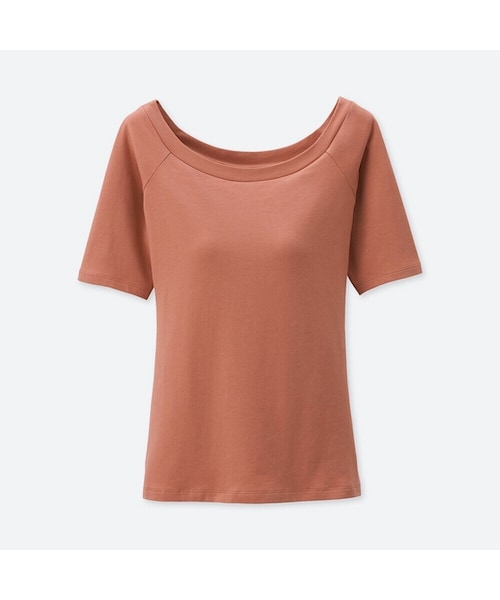 UNIQLO（ユニクロ）の「ブラバレエネックT（半袖）（ブラジャー