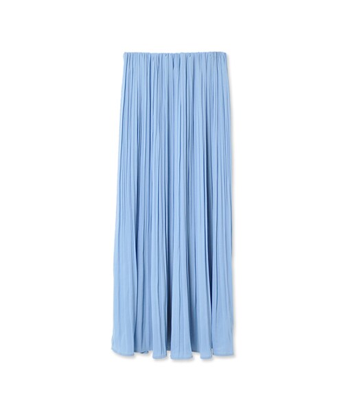 flower（フラワー）の「sheer pleats skirt～ｼｱｰﾌﾟﾘｰﾂｽｶｰﾄ（スカート・レディース・gray/brown/blue・FREE）」の3枚目の写真