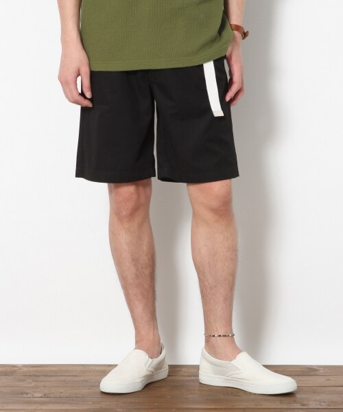 RAGEBLUE（レイジブルー）の「カラーツイルショーツ（パンツ・ホワイト/ブラック/ピンク/ベージュ/グリーン/ネイビー）」の2枚目の写真