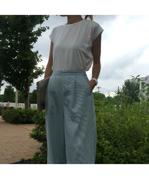 copine（コピン）の「発泡プリントフレンチスリーブＴシャツ【クリックポスト対象商品】（Tシャツ/カットソー・レディース・その他）」の9枚目の写真