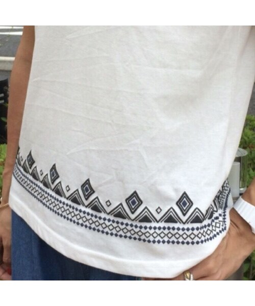 copine（コピン）の「発泡プリントフレンチスリーブＴシャツ【クリックポスト対象商品】（Tシャツ/カットソー・レディース・その他）」の14枚目の写真