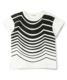 BRANSHES | 変形ボーダー半袖Tシャツ(Tシャツ/カットソー)