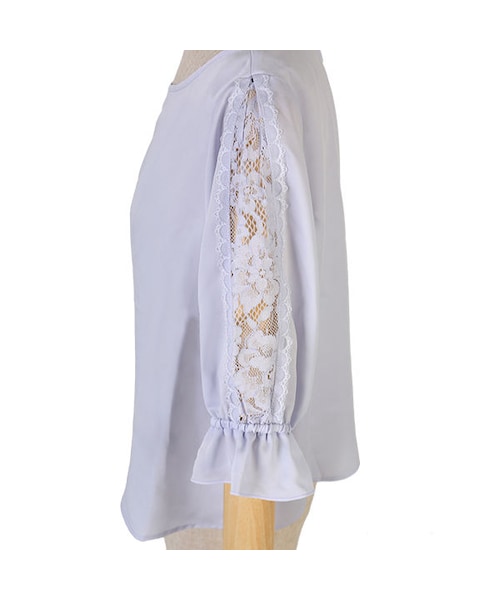 an another angelus（アンアナザーアンジェラス）の「袖レース透けプルオーバーブラウス/an another angelus（シャツ/ブラウス・レディース・その他）」の4枚目の写真