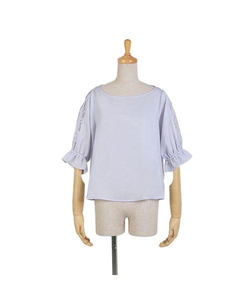 an another angelus（アンアナザーアンジェラス）の「袖レース透けプルオーバーブラウス/an another angelus（シャツ/ブラウス・レディース・その他）」の2枚目の写真