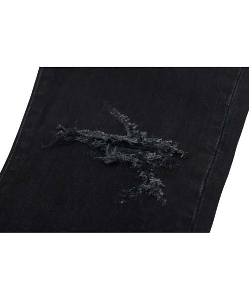 Subciety（サブサエティ）の「DAMAGE SKINNY DENIM（デニムパンツ・メンズ・インディゴブルー/ブラック・M/L/XL/S）」の6枚目の写真