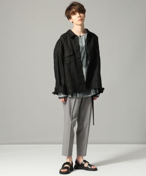 HARE スリムアンクル テーパードパンツ