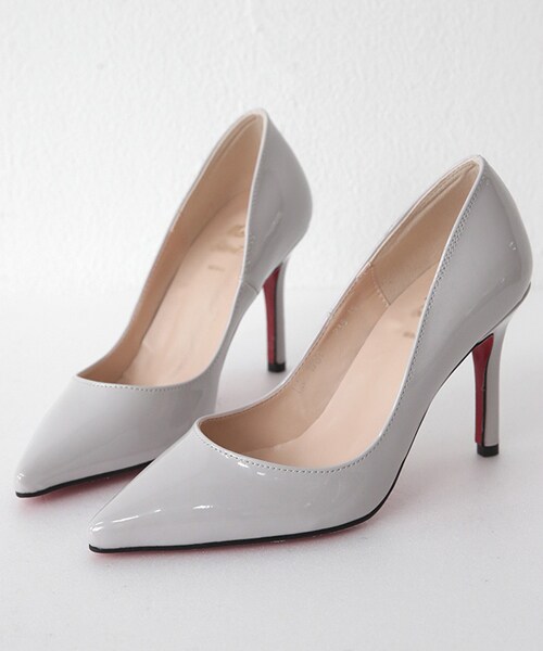 DHOLIC（ディーホリック）の「エナメル調ポインテッドトゥヒールパンプス（ビーチサンダル・レディース・230/235/240/245/250）」の3枚目の写真