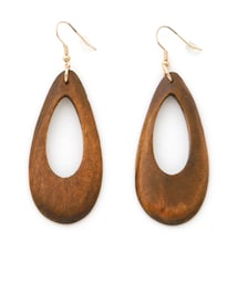 GRL | ウッドドロップピアス(ピアス（両耳用）)