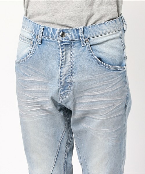 RATTLE TRAP（ラトルトラップ）の「サルエルスリムテーパードストレッチデニム[IDEAL]（デニムパンツ・メンズ・ブルー・S/M/L/LL）」の5枚目の写真