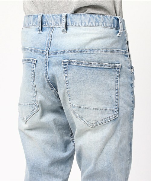 RATTLE TRAP（ラトルトラップ）の「サルエルスリムテーパードストレッチデニム[IDEAL]（デニムパンツ・メンズ・ブルー・S/M/L/LL）」の6枚目の写真