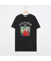 OLDMICKEY  | イラストプリントオーバーフィット半袖Tシャツ(P000BKLX)(Tシャツ/カットソー)