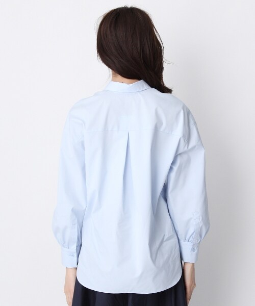 Andemiu（アンデミュウ）の「スタイルセレクトブラウス（トップス・ホワイト/ベージュ/ライトブルー）」の15枚目の写真